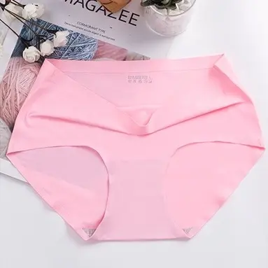 ᵖGˡiͣʸrl Celana Dalam CD Seamless Tanpa Jahitan Mulus Model Polos 1086 Fit Katun Wanita  Waist 6