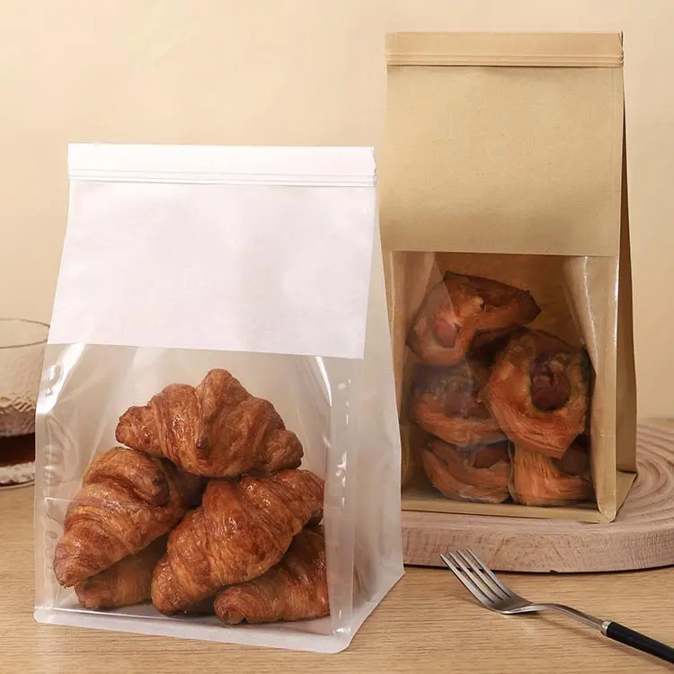 [10 PCS] Kemasan Roti Tawar Clip Toast Bag Plastik Kantong Roti Tawar Cookies Donat Croissant Klip 2