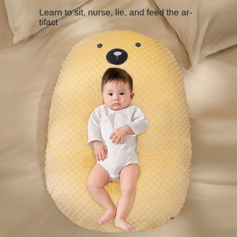Gối Nêm Chống Nhổ Cho Em Bé Và Gối Cho Con Bú, Cung Cấp Hỗ Trợ Cho Con Bú Tối Ưu