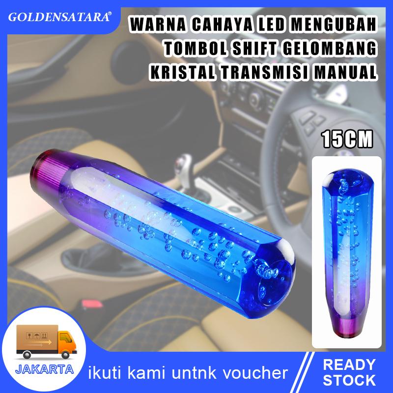 Universal Mobil Gear Shift Knob Kristal Warna-warni Gelembung Gear Stick Shifter Knob untuk Manual Auto Mobil Styling Shift Stick Gear Knob Car 0