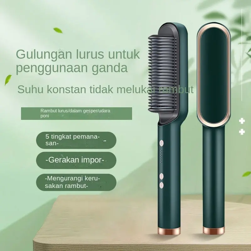 Catokan Sisir / catok sisir Pelurus Rambut hair Straightener Curler FH-909 0