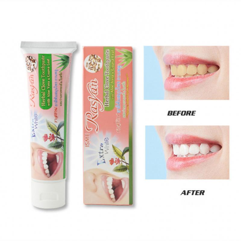 Rasyan Clove Toothpaste from Thailand for Stain Removal and Teeth ...