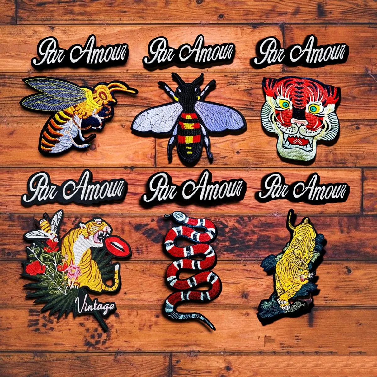 Combo 2 Sticker Patch Logo Thêu Vải TẶNG KEO ỦI Hình Con Vật Các Loại Cao Cấp