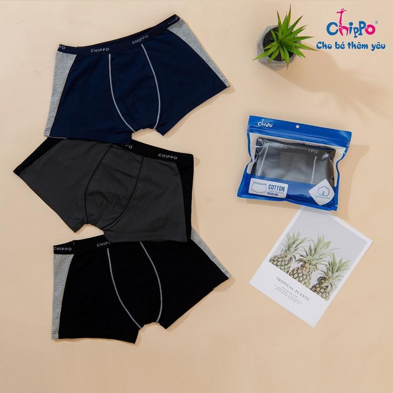 Product Introduction of Combo 3 chiếc Quần boxer bé trai Chippo quần lót bé trai 5 đến 16 Tuổi từ 30 đến 60 Kg 37