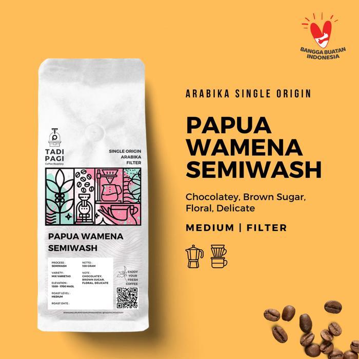 Gambar Arabika Papua Wamena 200 gr - Biji dari Tadi Pagi Coffee Roastery Kota Depok Tokopedia