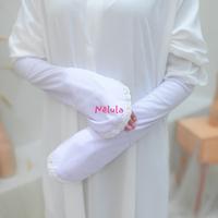 Gambar Sarung Tangan Umroh dan Haji Wanita Panjang Premium Bahan Adem By Nelula - Hitam dari Nelula Kota Tasikmalaya 5 Tokopedia