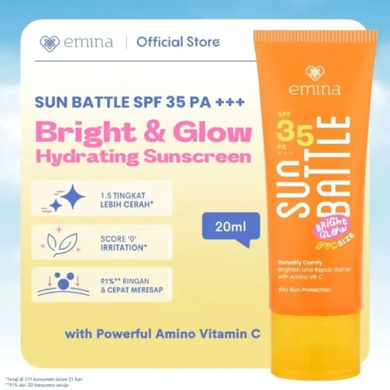 Emina Sun Battle SPF 35 PA+++ 50ml / Fun size 20ml