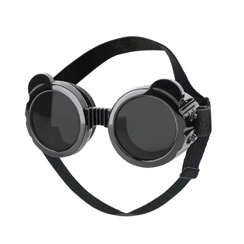Pet Goggles, 1 Box UV Protection Adjustable Straps Dog Goggles, Windproof Motorcycle Dog Goggles, Pet Supplies for Outdoor Activities 3