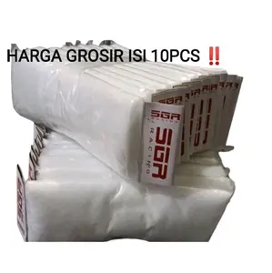 10PCS GASBUL GLASWOOL PEREDAM KNALPOT PUTIH GASPUL PUTIH ISI 10
