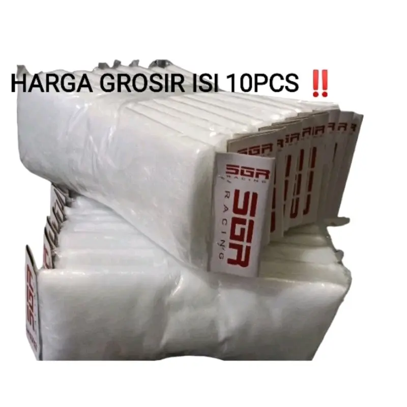 10PCS GASBUL GLASWOOL PEREDAM KNALPOT PUTIH GASPUL PUTIH ISI 10 0