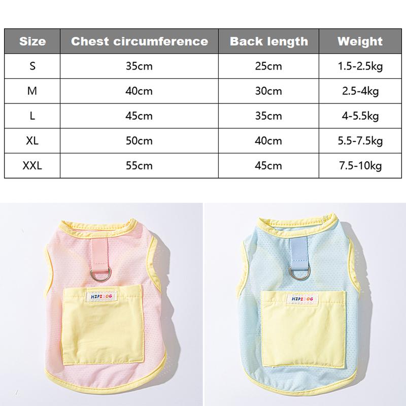 Product Introduction of Dog Cool and Comfortable Summer Dog Two Leg Clothes Teddy Yorkshire Breathable Clothing Pet Supplies #476887 0