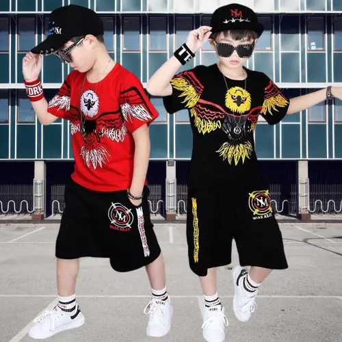 { 12-50kg }.Set Bộ Mã M07. M08 Hình Đại Bàng cho Bé Trai, chất Liệu cotton co giãn 4 chiều mềm mịn, thoáng mát thấm hút mồ hôi tốt, màu sắc đỏ và đen. 3