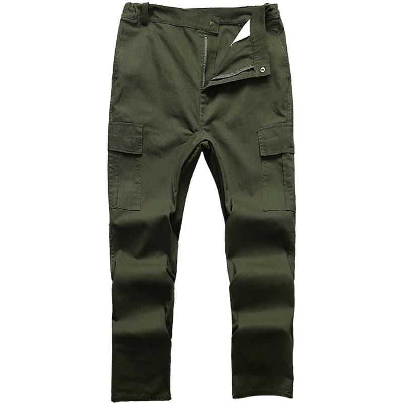 Wear-Resistant Solid Workwear Work Pants Men's Loose Spring and Autumn Welding Welder Labor Protection Clothing Labor Protection Pants Overalls Overalls Menswear Trouser Lingerie Bowling 4