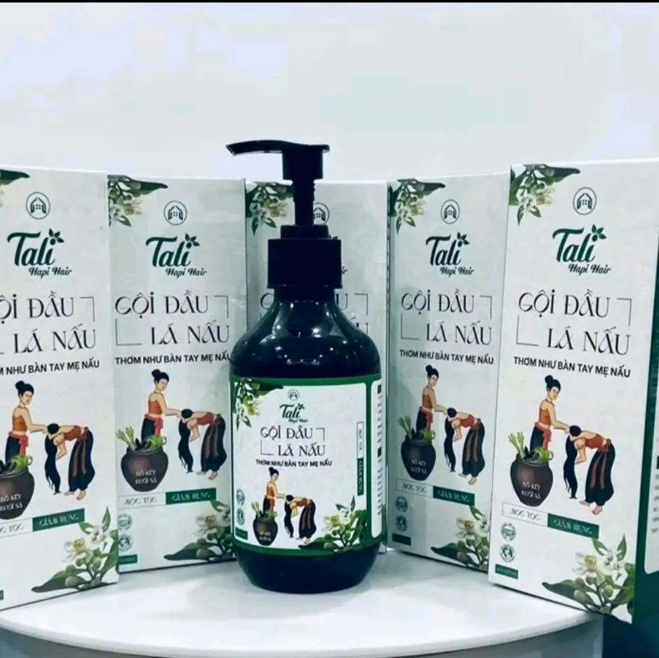 DẦU GỘI LÁ NẤU CHĂM SÓC DƯỠNG TÓC