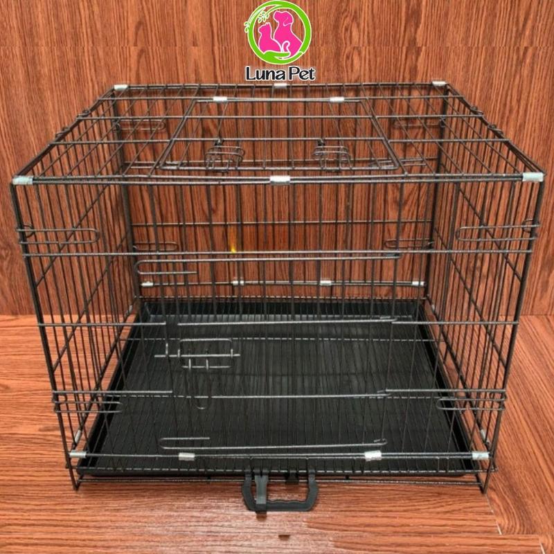 Chuồng nuôi mèo chó thú cưng gấp gọn NAN DÀY sơn tĩnh điện