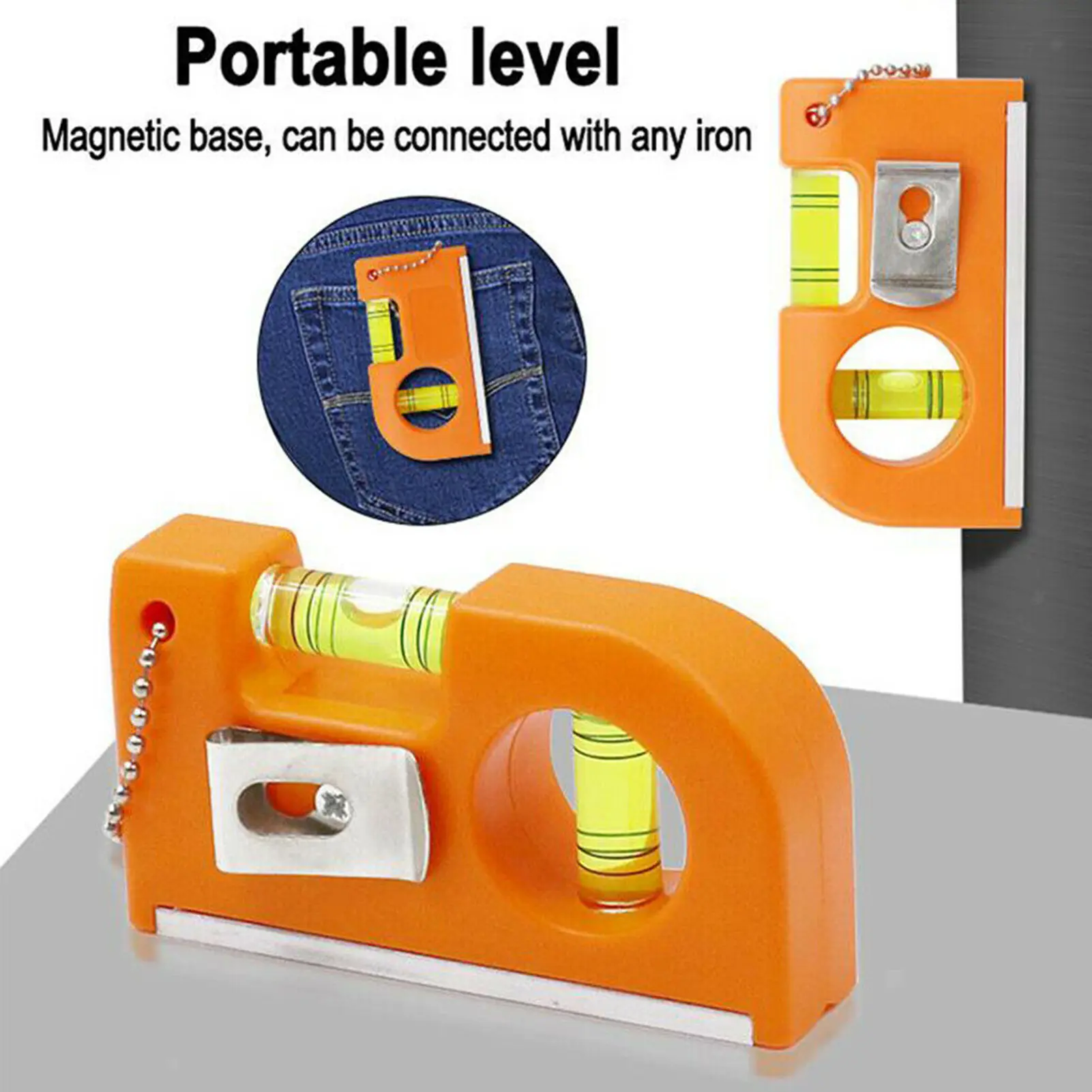 Level Gauge Exquisite Good Sensitivity Magnetic Miniature Spirit Leveler for Home