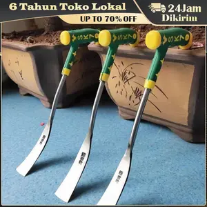 Sekop Penggali/ Sekop Penggali Sayuran Liar/Alat Pertanian Bawang Putih Baja/Penggali Dompet Gembala/Melonggarkan Tanah/Sekop Penyiangan Berulir Berkebun