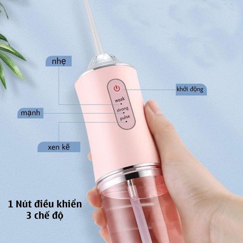 Product Introduction of Máy Tăm Nước Cầm Tay,vệ sinh sạch sẽ rang miệng,bảo vệ bạn an toàn 7