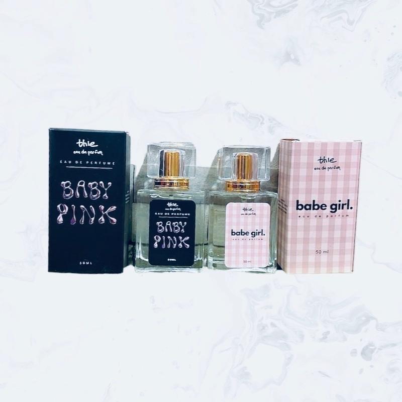 Combo 2 chai nước hoa nữ thie parfum Baby pink và babe girl không hộp 50ml mùi thơm dịu nhẹ perfume Women