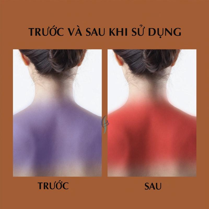 Đai Chườm Nóng Cổ Vai Gáy Bằng Điện Lõi Ngãi Cứu 4