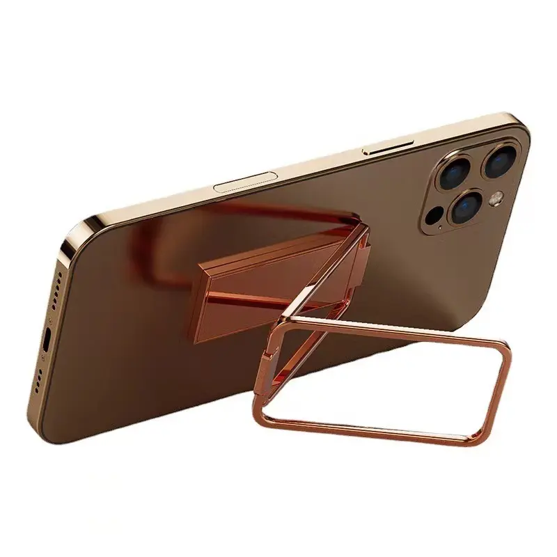 Thin and Foldable Finger Phone Holder Mount Stand Adjustable Multi-Angle 360 Rotation, Metal for Deskdsa 7