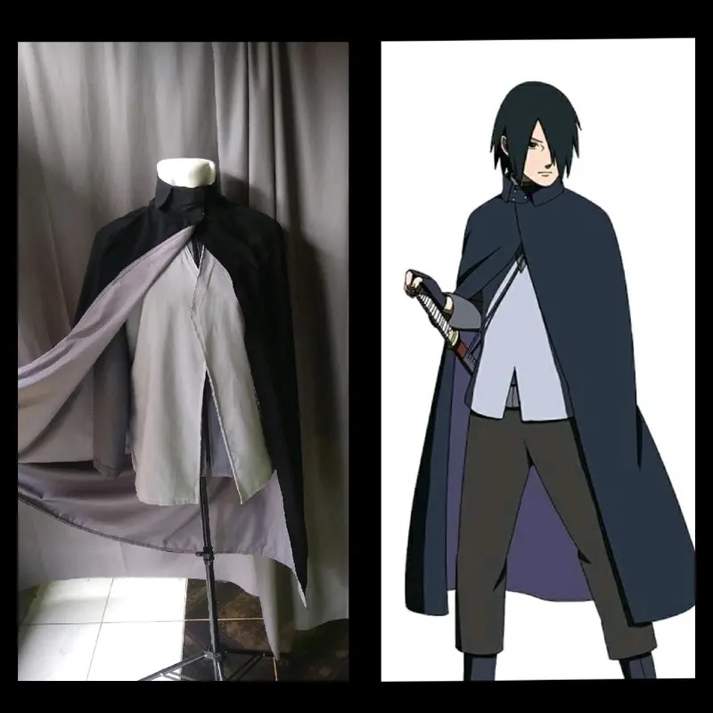 Jubah Uchiha Sasuke dewasa Karakter Kartun 0