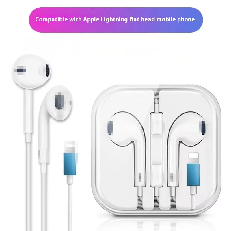 Wire-controlled Bluetooth headset is suitable for Apple 14promax Android Huawei wired in-line headset type-c Audio Earplug Electronic Earbud