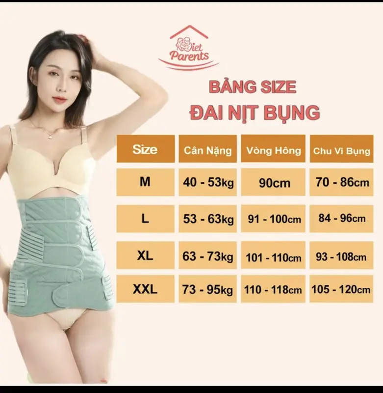 Bộ Đai Nịt Bụng Sau Sinh + Đai Nịt Hông Cao Cấp 2 trong 1 - Chống Cuộn Định Hình Cơ Thể Cho Mẹ Mới Sinh Mẫu 5