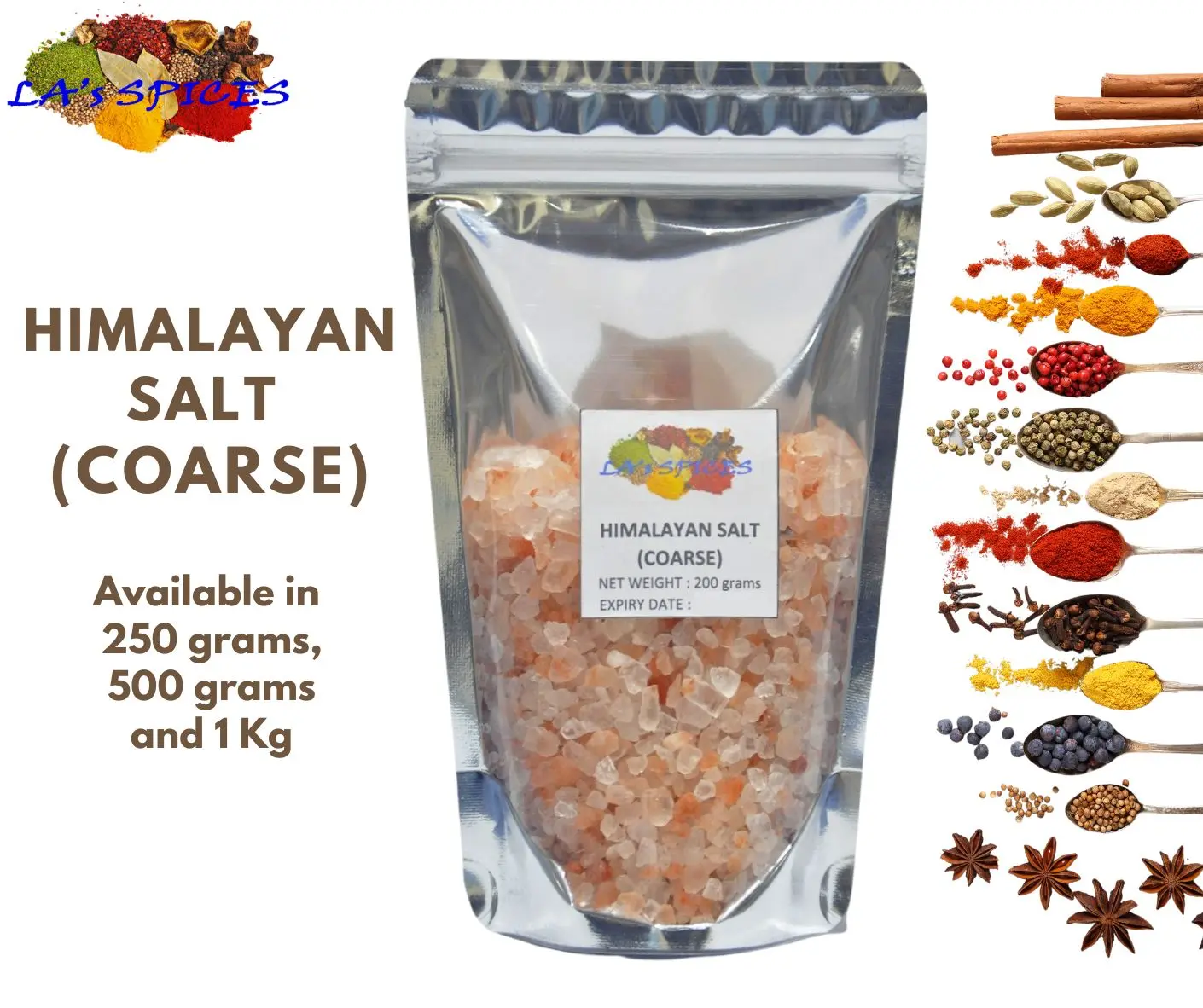 Himalayan Salt (Fine/Coarse) - 250 grams, 500 grams or 1 Kg - TikTok ...
