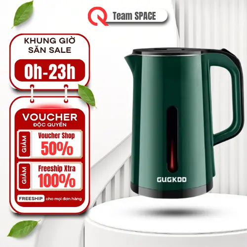 Ấm Siêu Tốc GUCKOO ST19 - Ấm Đun Ruột Inox 304 Cao Cấp - Dung Tích 2.5L - Công Suất 1500W