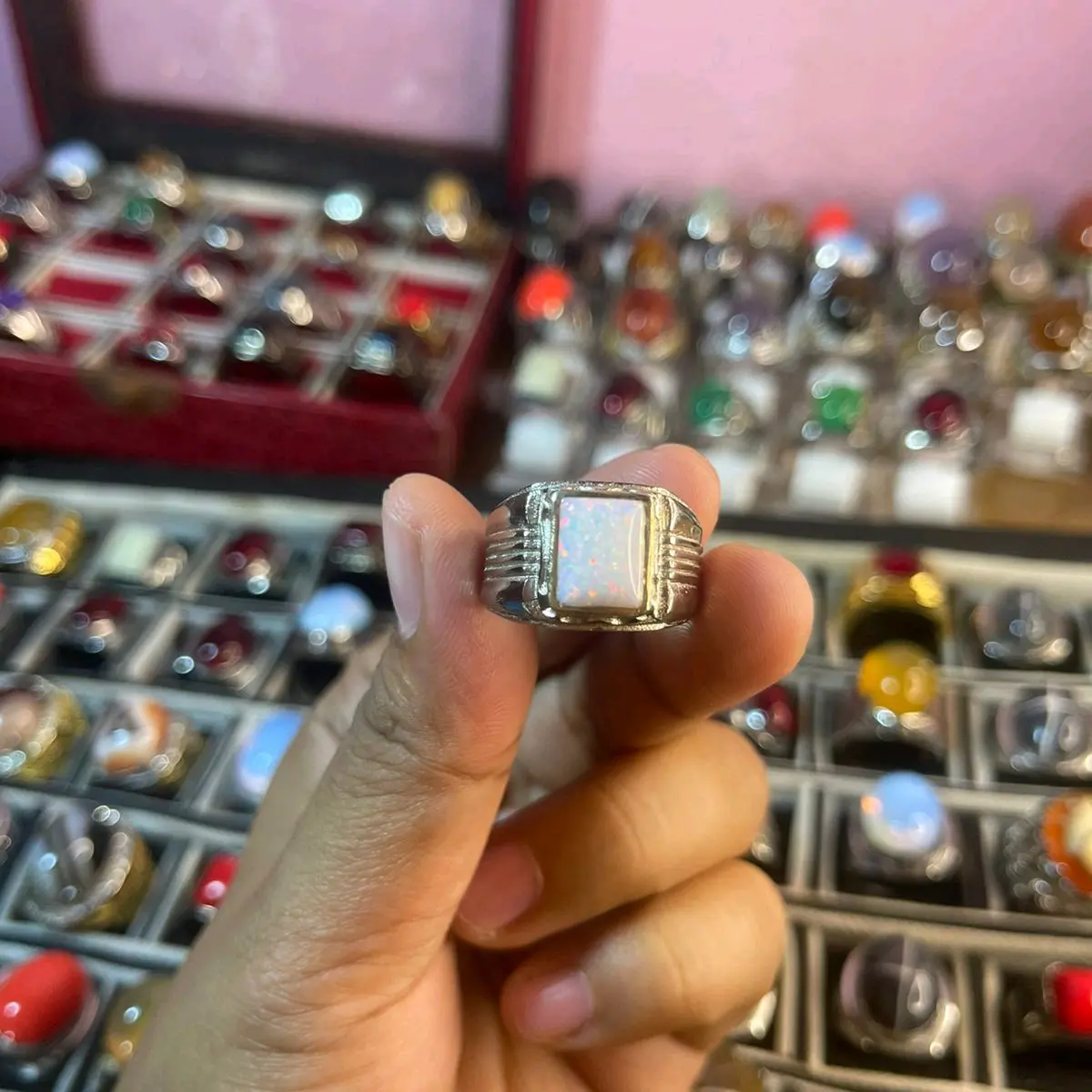 kalimaya Australia ring silver