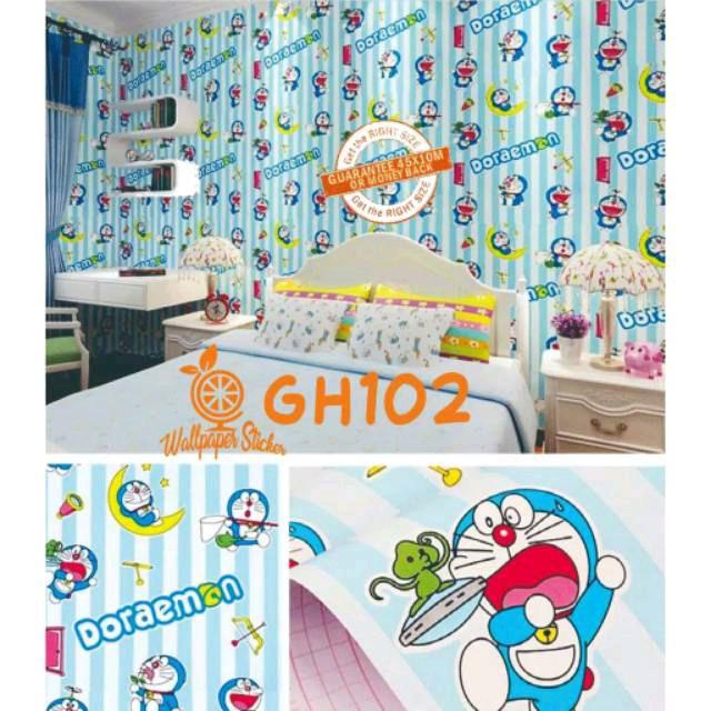 Wallpaper Dinding Doraemon Salur Kertas 4