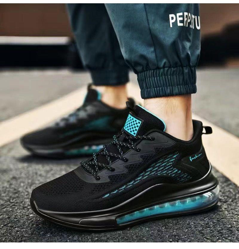 Product Introduction of Sports Men's Shoes New Spring Tide Shoes Breathable Refreshing Flying Woven Shoes Fashion Comfort and Casual Running Shoes 9