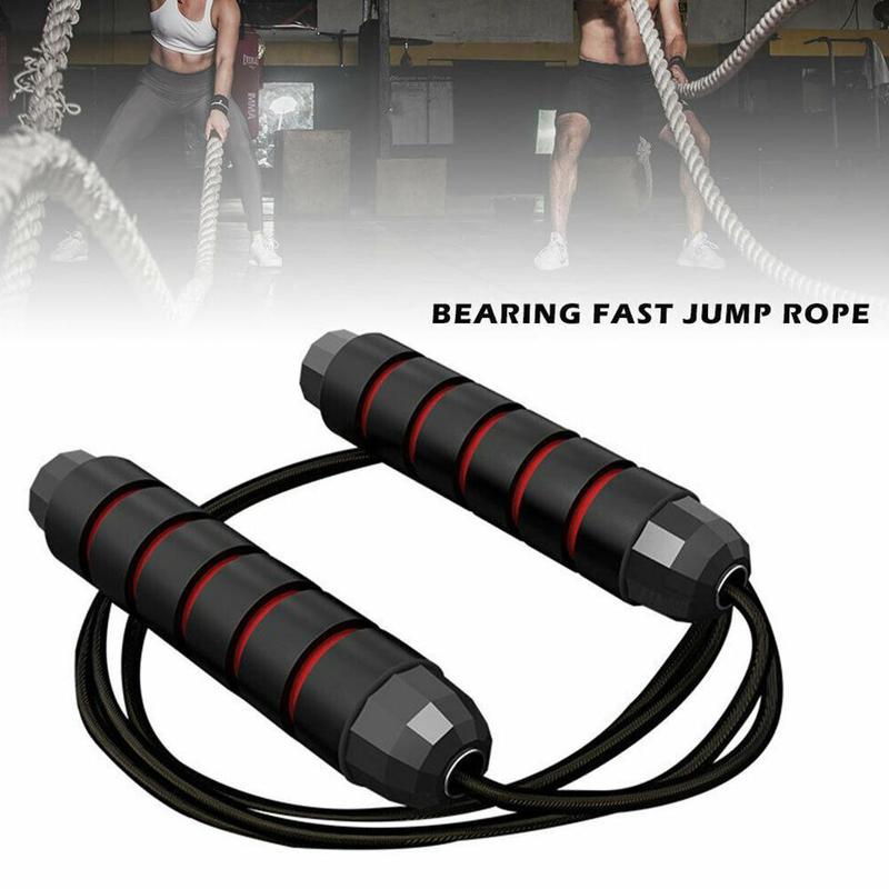 Product Introduction of Skipping Rope Fitness Physical Training Yoga Forged Skipping Bearing Wire Rope Rope Skipping P2V7 28