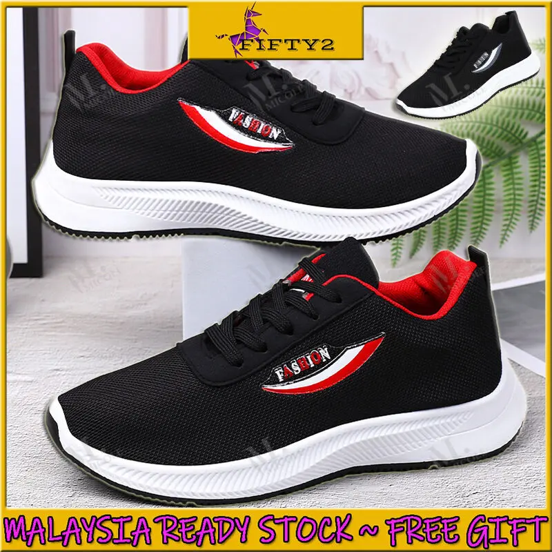 【Ready Stock】 FIFTY2 FS172 Sport Men's Sneakers Kasut Lelaki Guys Sneaker Walking Running Man Sport's Shoes Casual Travel