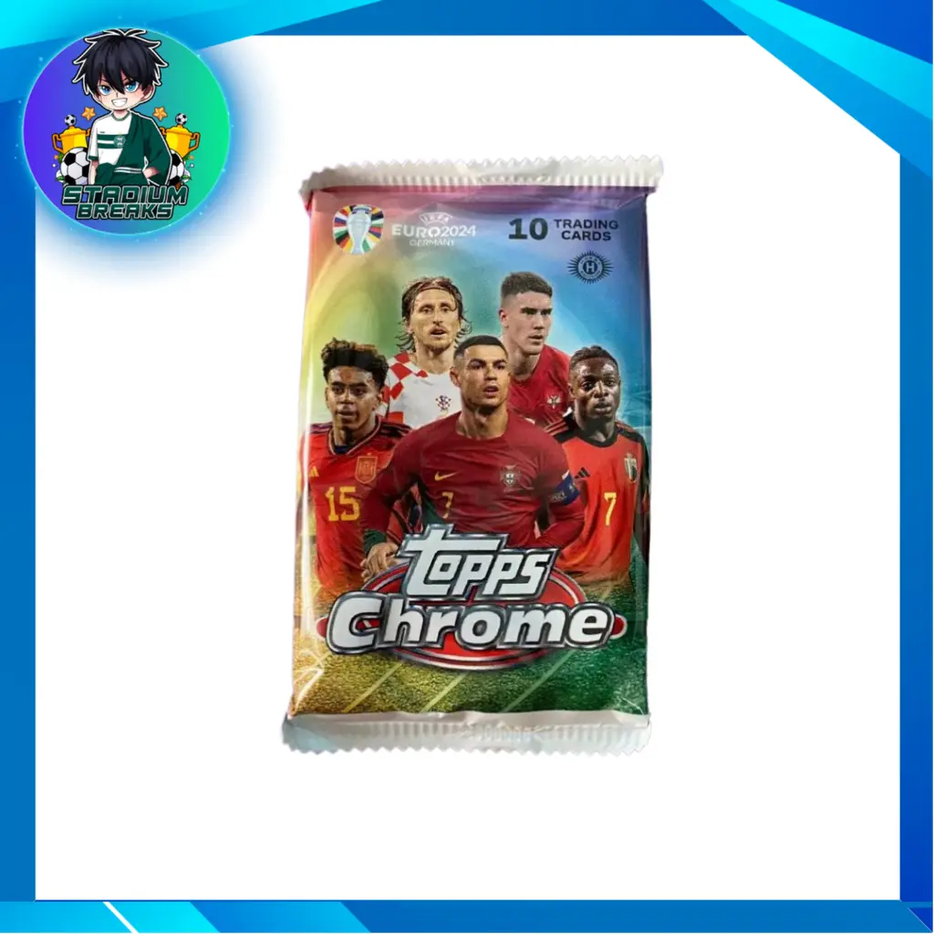 แบบแยกซอง การ์ดสะสมฟุตบอล 2024 Topps Chrome UEFA EURO - Hobby Box ตามหาใบลายเซ็นต์กัน!! (p4)