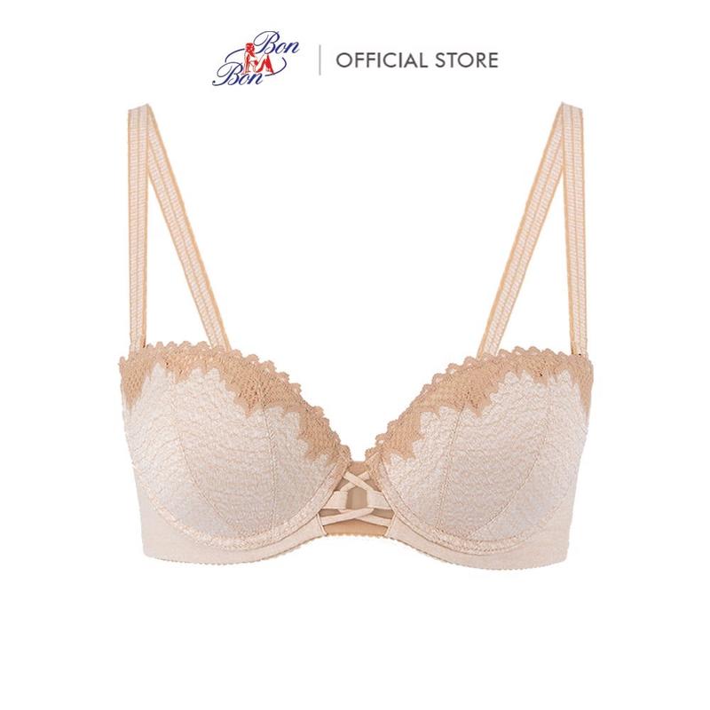 Bon Bon - Áo lót Nữ mút dày, có gọng, phủ ren - BV2534