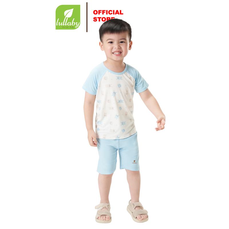 Product Introduction of LULLABY - Bộ BT ngắn tay raglan - NH104V 2
