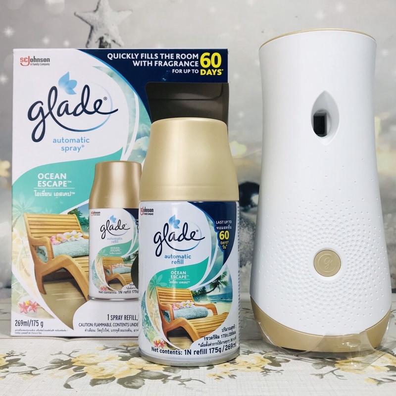  Máy xịt tự động Glade ocean  biển phiêu bồng  Dầu Thơm Phòng Dầu Thơm Phun Sương 