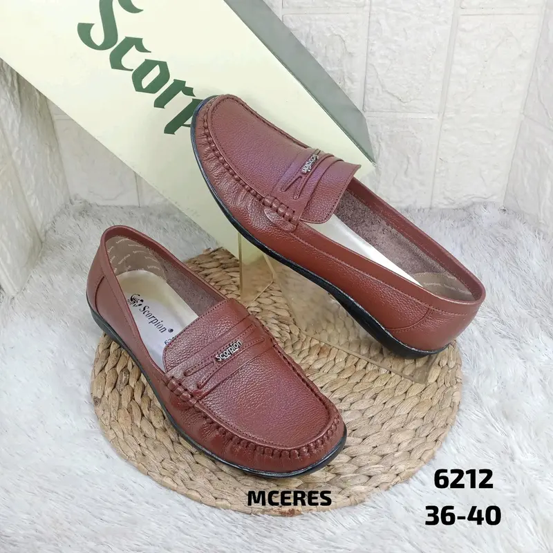 SEPATU KULIT ASLI WANITA SCORPION 6212 3