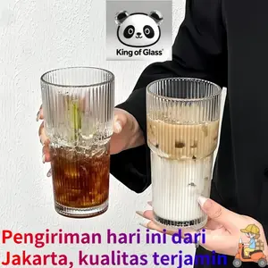 Zowoki Gelas Botol Kaca | Tumbler Kopi Kaca | Tumbler Minum Sedotan - Nobu
