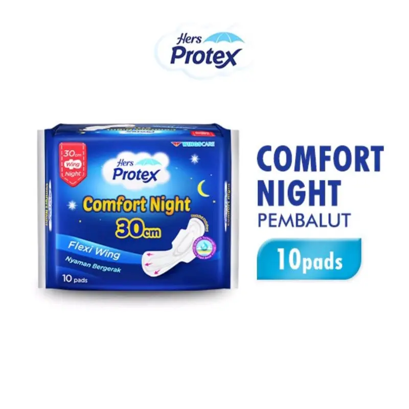 Hers Protex Comfort Night 30cm isi 10 | SINARTA COSMETICS