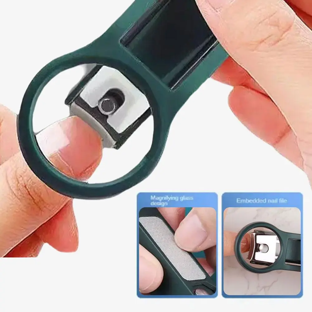 Nail Clippers With Magnifying Glass Nail Clippers For Seniors Elderly Children J2V7