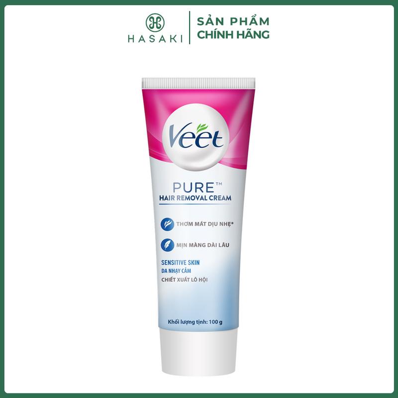  Kem Tẩy Lông Veet Pure Dành Cho Da Nhạy Cảm 100g  Mới  | HASAKI BEAUTY 