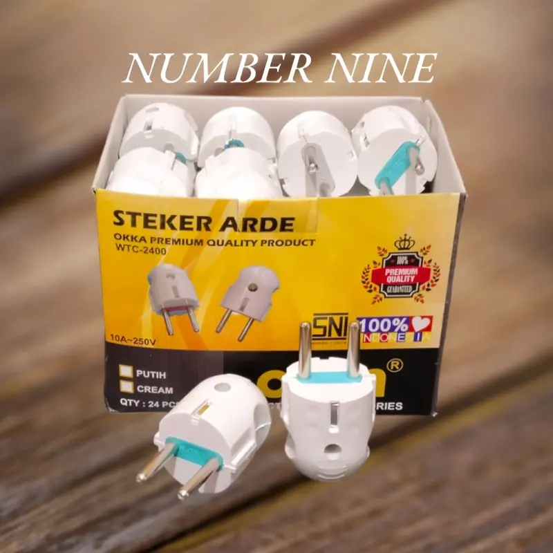 (Paket Isi 24) OKKA Steker Arde / Steker Bulat 0