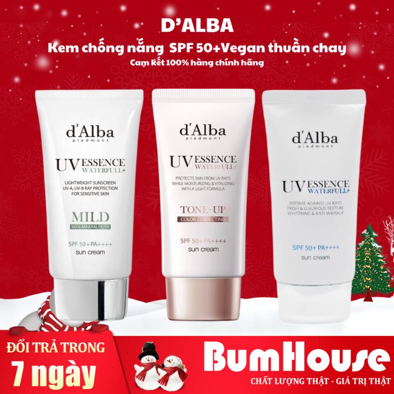 Kem chống nắng vật lý a' Alba dịu nhẹ cho da nhạy cảm Waterfull Mild Suncream Alba SPF 50+ 50ml