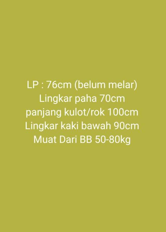 Product Introduction of Kulot dan Rok jersey Korea Import Size Jumbo Panjang Wanita 0