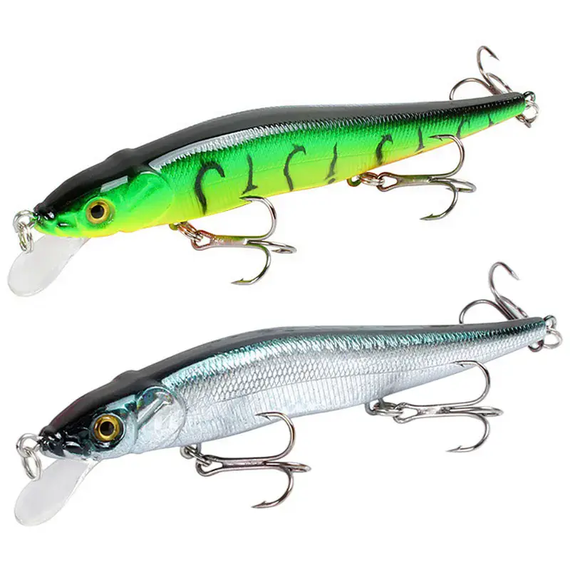 Mồi Câu Cá, 1 Cái, Kích Thước 11.5cm / 14g, Mồi Câu Cá Tuế, Wobbler, Mắt 3D, Mồi Nhân Tạo Cá Vược, Mồi Chìm, Mồi Bơi, Thích Hợp Để Câu Cá, Mồi Pesca