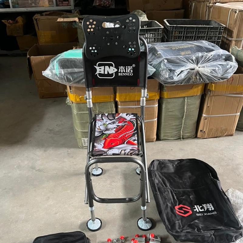 Ghế Câu Cá Ghế Địa Hình Đầy Đủ Phụ Kiện Và Túi đựnġ