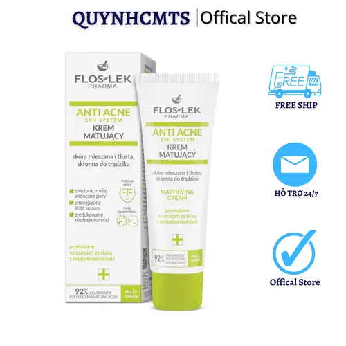 Kem dưỡng kiềm dầu Floslek 50ml Skincare Nữ Làm Đẹp Da Women